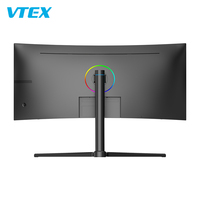 Super Large Écran LED 1080P 1K 2K 4K FHD IPS Livraison Sync PC Gaming 1500R Moniteur 32 pouces 144Hz 2K 144Hz Courbe de Jeu