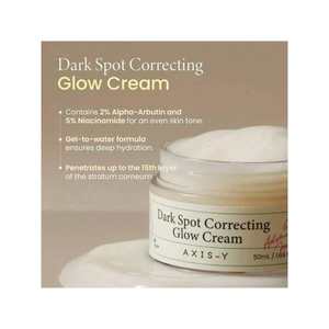 Crema Correctora de Manchas Oscuras Axis Glow 50ml Para Todo Tipo de Piel Uso Diario - Product Image 3