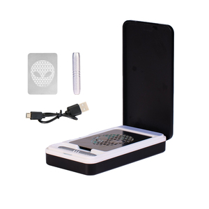 Nouvel arrivage Porte-herbes sèches 3 en 1 avec carte de meulage Tuyau en métal <span class=keywords><strong>Étui</strong></span> <span class=keywords><strong>à</strong></span> cigarettes LED - Product Image 5