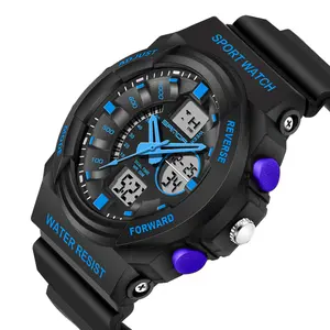 Sanda 241G 최고 럭셔리 브랜드 남자 디지털 시계 스포츠 G 스타일 충격 증거 방수 시계 듀얼 디스플레이 손목 시계