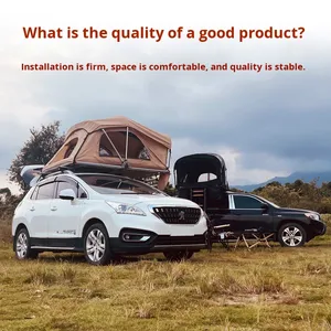 Tenda da Tetto per Auto Berlina e SUV Fuoristrada in Tessuto Oxford, Apertura Automatica Quattro Stagioni, Doppio Strato, Portatile per Campeggio - Product Image 4