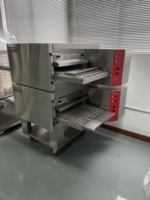 Four à pizza commercial à jet d'air chaud automatique alimenté au gaz Bakers Rock, modèle G2028 350, 2 ans