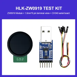 Hi-Link HLK-ZW0919 yeni kapasitif dokunmatik parmak izi sensörü 3.3V 0.04A parmak izi tanımlama modülü ZW0919