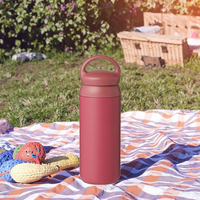 Bouteilles d'eau isothermes à double paroi en acier inoxydable personnalisées, style élégant, infuseur intégré, maintien thermique 12-24 heures