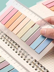 Morandi Index 200 Sheet Set Transparent Self-Adhesive PET Student Reading & Marking Stickers - Product Image 3