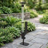 Brasero extérieur à pellets de bois de 1830 mm avec tube en verre