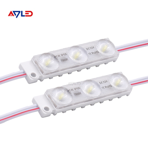 โมดูลไฟ LED แบบยืดหยุ่น 12V 24V 25 ชิ้น/สาย ประสิทธิภาพสูง สีขาว สำหรับใช้ภายนอกและภายในอาคาร ไฟส่องป้ายตัวอักษร LED 160LM/W IP68 - Product Image 1