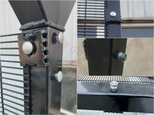 Tùy chỉnh cao an ninh 358 chống leo lên hàng rào và chống ăn mòn tính năng hàng rào chu vi hàng rào - Product Image 5