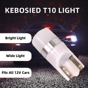 Nuevas Luces LED T10 Anchas para Matrícula de Coche, 3030-1, 3W, Azules, 12V, 194, Súper Brillantes - Product Image 2