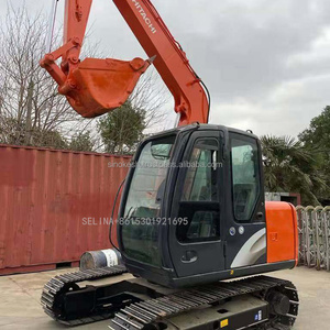 Mini pelle Hitachi 7 tonnes d'origine japonaise Excavatrice Hitachi d'occasion Excavatrice sur chenilles Hitachi ZX70 d'occasion - Product Image 6