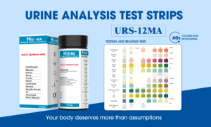 Bandelettes de <span class=keywords><strong>test</strong></span> <span class=keywords><strong>urinaire</strong></span> à marque privée, 12 paramètres, pour analyse <span class=keywords><strong>urinaire</strong></span> en centre de santé communautaire et <span class=keywords><strong>pharmacie</strong></span>, 100 bandelettes - Product Image 4
