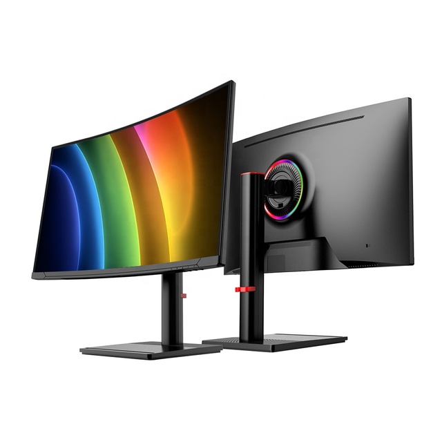Low Cost 34" Curved Screen 4K Gaming Pc Monitors 24 27 32 Inch VA Lcd Led Screen 1MS 144hz Pc Desktop Gamer Computer Display