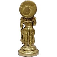 PARIJAT Artisanat Grande Statue En Laiton Hanuman Anjaneya Pavan Putra Bajrangbali Idol Murti Moorti Dieu Hindou Force pour La Maison