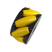 Roue Mecanum en polyuréthane OEM de 12 pouces, diamètre 310 mm, charge élevée 1000 kg