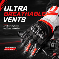 Guantes de Moto Eléctricos con Calefacción de 3 Niveles, Transpirables, Protección Completa para los Dedos, para Hombres y Mujeres