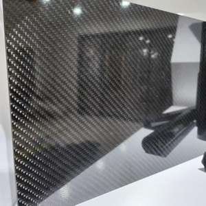 Plaques en fibre de carbone légères et haute résistance personnalisées avec tissage sergé 3K pour les composants d'équipements de précision de toutes tailles - Product Image 6