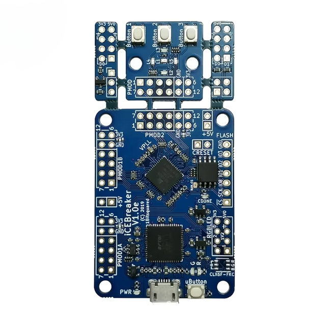 V1.0e FPGA Development Board Hot Sale for Python FPGA Development Board ICEBreaker 1.0E Graphical Programming Easily Runs RISC-V