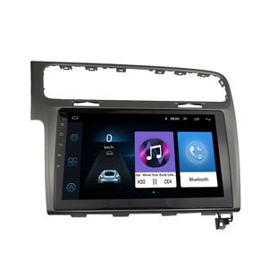 Pour VOLKSWAGEN <span class=keywords><strong>GOLF</strong></span> <span class=keywords><strong>7</strong></span> 10.1 pouces cadre de l'autoradio Fascia conduite à gauche stéréo GPS lecteur DVD panneau d'installation tableau de bord Surround Kit - Product Image 6