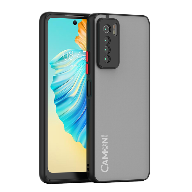 Hot Skin Touch Feeling Frosted Matte Smoke TPU+PC Shockproof Anti-Fingerprint Mobile Phone Case for TECNO Camon 50 Ultra Pro