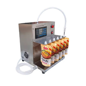 Machine de remplissage de sac de poche à bec de jus de qualité alimentaire à une tête Machine de remplissage scellage de sac debout pour Sopu chaud - Product Image 5