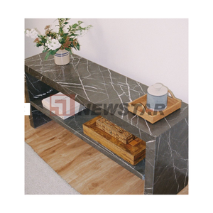 Décor à la maison nordique salon moderne meubles en pierre Table d'entrée <span class=keywords><strong>banc</strong></span> en marbre étroit Table <span class=keywords><strong>Console</strong></span> - Product Image 3