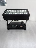 Foco LED Inalámbrico a Batería de 18x20W RGBWA UV Resistente al Agua con Control Remoto para Iluminación de Escenarios al Aire Libre