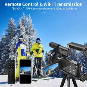 Hot Bán 4K Video Kỹ Thuật Số Máy Ảnh Máy Quay Phim HD Wifi IR Tầm Nhìn Ban Đêm Vlogging Máy Ảnh Cho Youtube Màn Hình Cảm Ứng Máy Ảnh Ghi Âm - Product Image 4