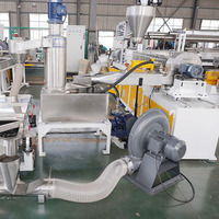 Machine de granulation de PVC, machine de fabrication de granulés de plastique Caco3, machine à double vis pour granulés de PVC