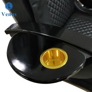 Chaise de manucure moderne en cuir synthétique noir pour le soin des pieds <span class=keywords><strong>Massage</strong></span> électrique de spa Fauteuil de pédicure à <span class=keywords><strong>jet</strong></span> magnétique Lit cosmétique pour le visage - Product Image 3