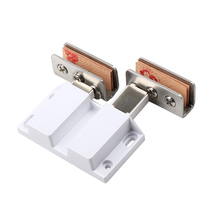 Kẹp Trên Và Dưới Bằng Thép Không Gỉ, Bản Lề Cửa Kính, Tủ Trưng Bày, Bản Lề, Cảm Ứng Từ, Lò Xo, Kẹp Hai Chạm - Product Image 6