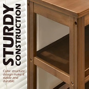 Bamboo <b>shoe</b> cabinet for entryway, freestanding <b>shoe</b> cabinet, narrow <b>shoe</b> cabinet, <b>storage</b> rack for small apartments, - Product Image 5