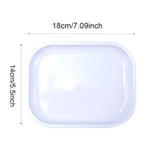 18x14cm ถาดกลิ้งโลหะโลโก้ที่กำหนดเอง - Product Image 3