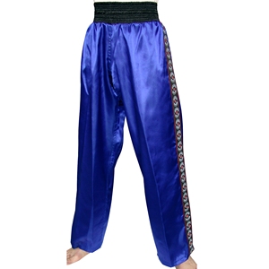 กางเกงฝึกซ้อมคิกบ็อกซิ่ง กางเกงกีฬาต่อสู้ผ้าซาตินน้ำหนักเบา - Product Image 4