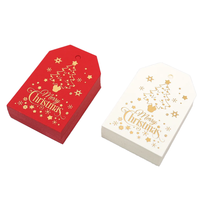 Étiquettes suspendues en papier anti-contrefaçon pour Noël, pour emballage cadeau, vêtements et chaussettes, vente en gros