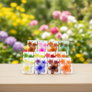 Pinzas para el Cabello con Forma de Flor de Huevo, 6 cm, Plástico, Estilo Dulce, para Mujer, Casual, Colores Surtidos, Empaque de Cartón - Product Image 2