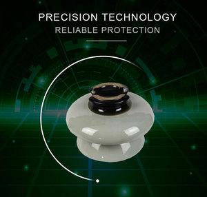 Sản xuất tại Trung Quốc 56-2 sứ còng cách điện điện hàng rào gốm cách điện cho dây thiết bị điện - Product Image 3