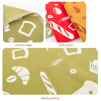 Serviettes de cuisine en coton blanc super absorbantes, séchage rapide, personnalisables avec logo, lavables, vente en gros directe usine