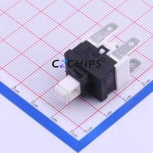 MPS21-WWBAA-R <b>Push</b> <b>Button</b> <b>Switch</b> Through hole Component (THT) <b>Switch</b> Self-Locking Square Plunger Through Hole 16A - Product Image 2