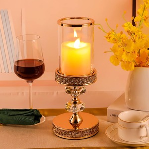 Candélabre en cristal fait main pour mariages, événements, Noël, décoration de la maison, centres de table - Product Image 1