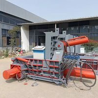 Machine automatique de compactage horizontal hydraulique motorisée pour la gestion des déchets de véhicules