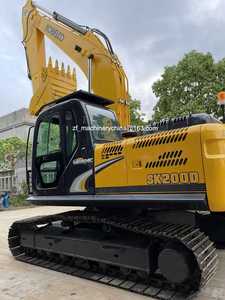 รถขุดโคเบลโก้ SK200D SK200 มือสอง ราคาถูก รถขุดไฮดรอลิกแบบตีนตะขาบ 20 ตัน รถขุดโคเบลโก้ 200 มือสองสำหรับขาย - Product Image 2