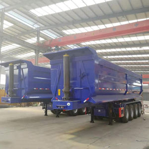 Remolque Volquete de Aluminio de Alta Resistencia con Diseño Nuevo Zlin de 36 Toneladas, 4 Ejes, Giro en U y Sistema Hidráulico Trasero para Camión - Product Image 6