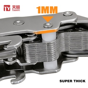 TIANYI Wholesale Furniture Hardware Soft Close Hydraulic Hinges 3D Adjustable Nickel Plated Durable for Kitchen Apartment - Product Image 3
