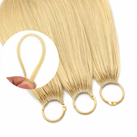 Extensions de cheveux en plumes naturelles au crochet, tissage machine, sans pointes abîmées, vente en gros d'usine, fournitures de salon