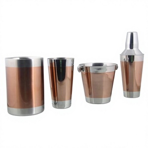 Best Selling Professional Classic Eco-Friendly Copper Finish Stainless Steel Metal <b>Bar</b> <b>Tool</b> Set Home Commercial <b>Bar</b> Use Mayur - Product Image 1