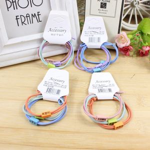 Hair Ties Mixed Colors <b>Braided</b> With Text Labels High Elasticity Casual Headdress <b>Accessory</b> - Product Image 1