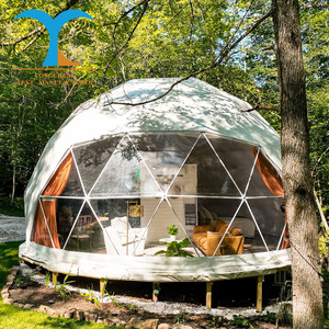 Tente de camping familiale imperméable avec fenêtre en verre, tente <span class=keywords><strong>yourte</strong></span> pour 6 personnes, équipement de camping, <span class=keywords><strong>yourte</strong></span>, poêle de camping - Product Image 4