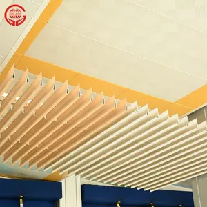 Guangdong Hot Verkopen Aluminium Aluminium Muur Hekken Interieur Fineer Aluminium Plafond Panel Baffle Plafond