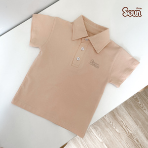 Ropa Infantil al por Mayor, Camiseta Polo de Algodón de Manga Corta para Niños y Niñas, Uso Casual y Cómodo - Product Image 1