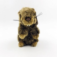 Nouveauté 2026 Mini Marmot Peluche Porte-clés Doux Jouet en Peluche Breloque de Sac